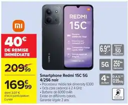 Carrefour Redmi Smartphone 15C offre