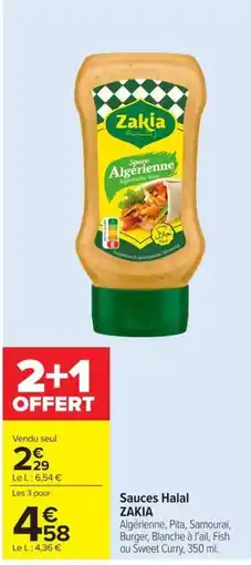 Carrefour Zakia Sauce Algerienne offre