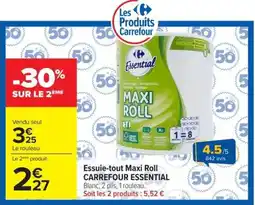 Carrefour Essential Essuie-tout Maxi Roll offre