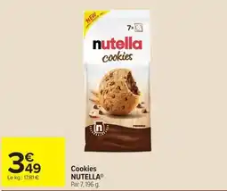 Carrefour Nutella Cookies offre
