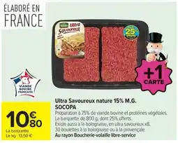 Carrefour SOCOPA Ultra Savoureux offre