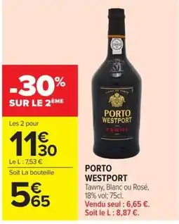 Carrefour PORTO WESTPORT offre