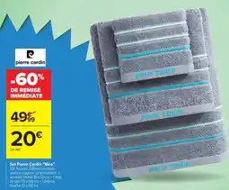 Carrefour pierre cardin Set Pierre Cardin "Nice" offre