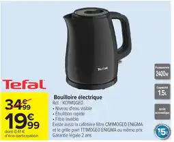 Carrefour Tefal Bouilloire électrique offre
