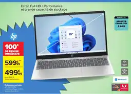 Carrefour hp Ordinateur portable offre