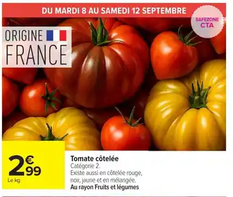Tomate côtelée