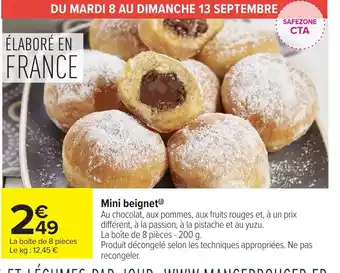 Mini beignet