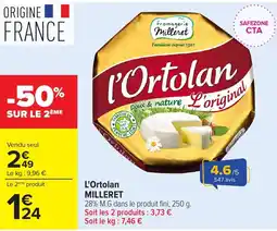 Carrefour Market L'Ortolan MILLERET offre