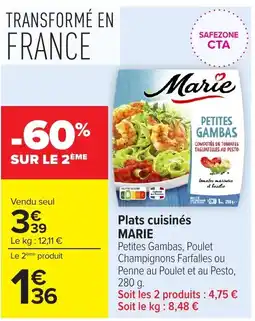 Carrefour Market Marie Petites Gambas offre