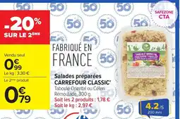 Carrefour Market Carrefour Classic Taboulé Oriental offre