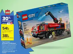 Carrefour LEGO City Camion de Pompier de l'Aéroport offre