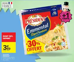 Carrefour PRÉSIDENT Emmental offre