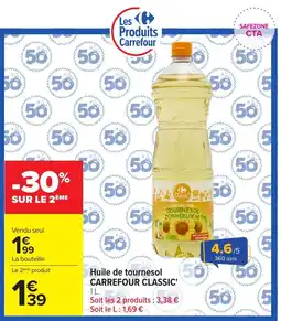 Carrefour Market Carrefour Classic Huile de tournesol offre