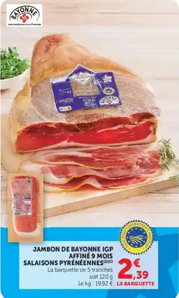 U Express JAMBON DE BAYONNE IGP offre