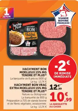 U Express Tendre & Plus Hach'ment Bon offre