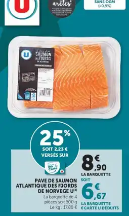 U Express U Pave de saumon offre