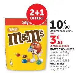 U Express M&M'S CACAHUETE offre