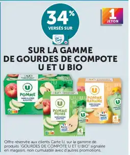 U Express U Gourdes de compote offre