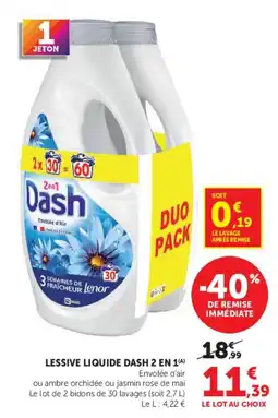 U Express Dash Lessive liquide offre
