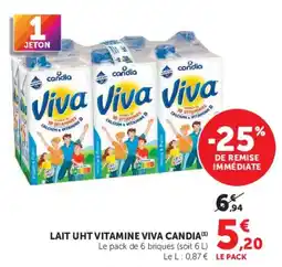 U Express CANDIA LAIT UHT VITAMINE VIVA offre