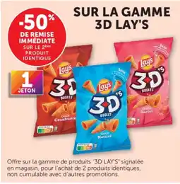 Super U Lay's 3D Bugles offre