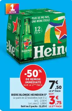 Super U Heineken Bière blonde offre