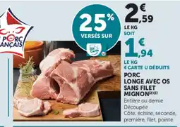 Super U Le Porc Français offre