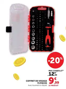 Super U COFFRET DE VISSAGE offre
