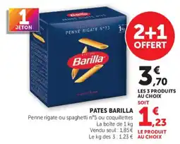 Super U Barilla Penne rigate offre