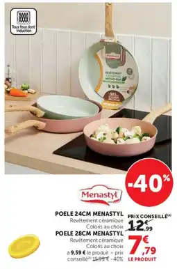 Super U Menastyl POELE 28CM offre