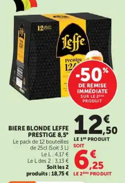 Hyper U Leffe Bière blonde Prestige offre