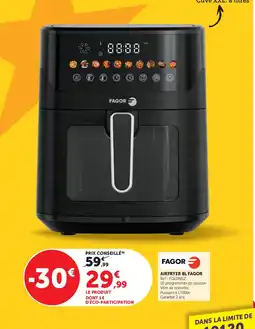 Super U FAGOR AIRFRYER 8L offre