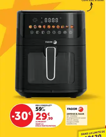 FAGOR AIRFRYER 8L