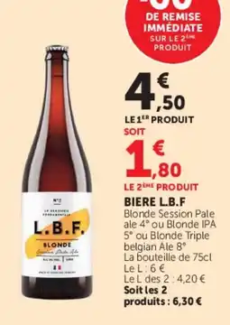 Hyper U L.B.F. Blonde offre
