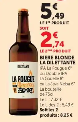 Hyper U LA DILETTANTE LA FOUQUE offre