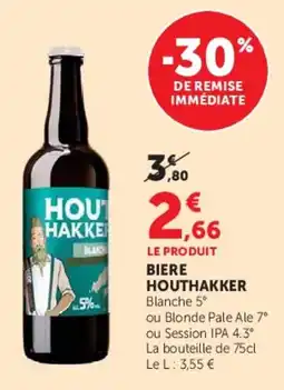 Hyper U HOUTHAKKER Bière offre