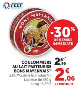 Hyper U BONS MAYENNAIS COULOMMIERS offre