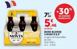 Hyper U 3 MONTS BIÈRE BLONDE offre
