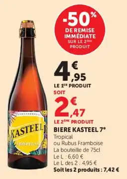 Hyper U KASTEEL BIERE offre
