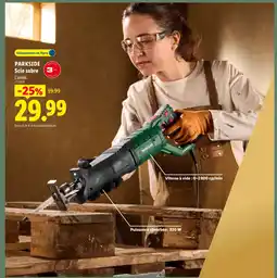 Lidl Parkside scie sabre offre