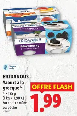 Lidl ERIDANOUS Yaourt à la grecque offre