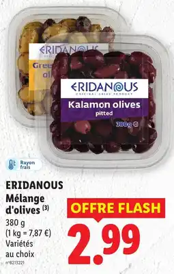 Lidl ERIDANOUS Mélange d'olives offre