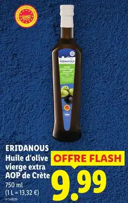 Lidl ERIDANOUS Huile d'olive vierge extra offre