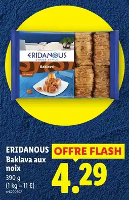 Lidl ERIDANOUS Baklava offre
