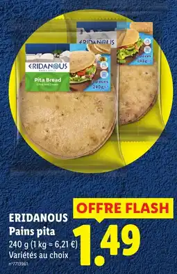 Lidl ERIDANOUS Pains pita offre