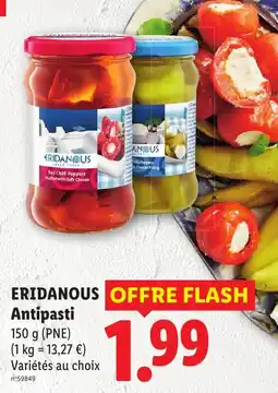 Lidl ERIDANOUS Antipasti offre