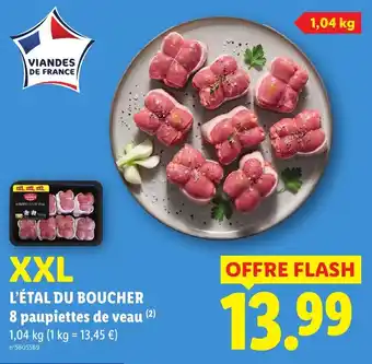 VIANDES DE FRANCE 8 paupiettes de veau