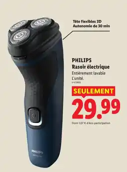 Lidl PHILIPS Rasoir électrique offre