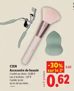Lidl CIEN Accessoire de beauté offre