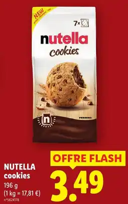 Lidl Nutella cookies offre